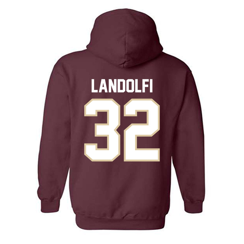 Boston College - NCAA Football : Michael Landolfi - Classic Shersey Hooded Sweatshirt-1