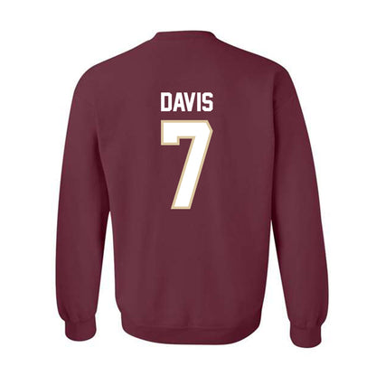 Boston College - NCAA Football : Carter Davis - Classic Shersey Crewneck Sweatshirt-1