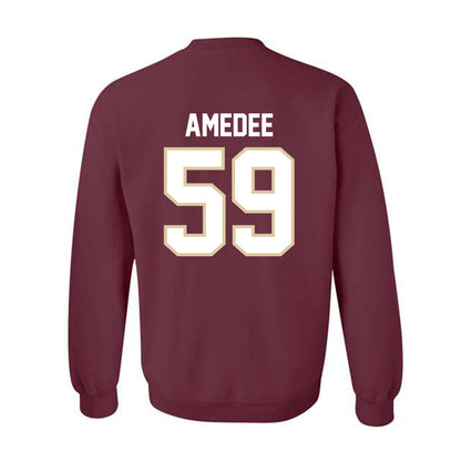 Boston College - NCAA Football : Micah Amedee - Classic Shersey Crewneck Sweatshirt-1