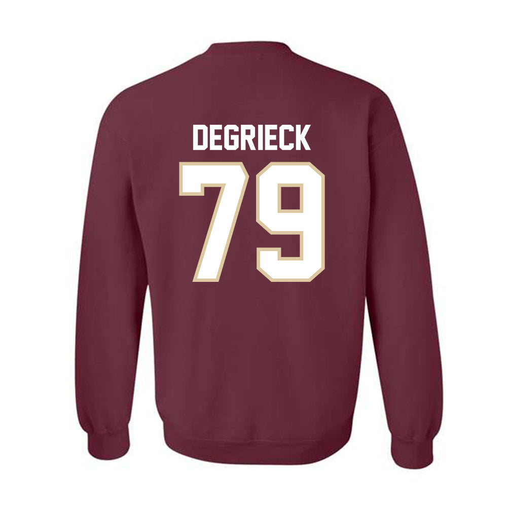 Boston College - NCAA Football : Alex Degrieck - Classic Shersey Crewneck Sweatshirt-1