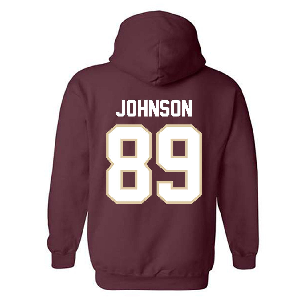 Boston College - NCAA Football : DJ Johnson - Classic Shersey Hooded Sweatshirt-1