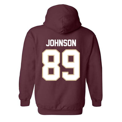 Boston College - NCAA Football : DJ Johnson - Classic Shersey Hooded Sweatshirt-1