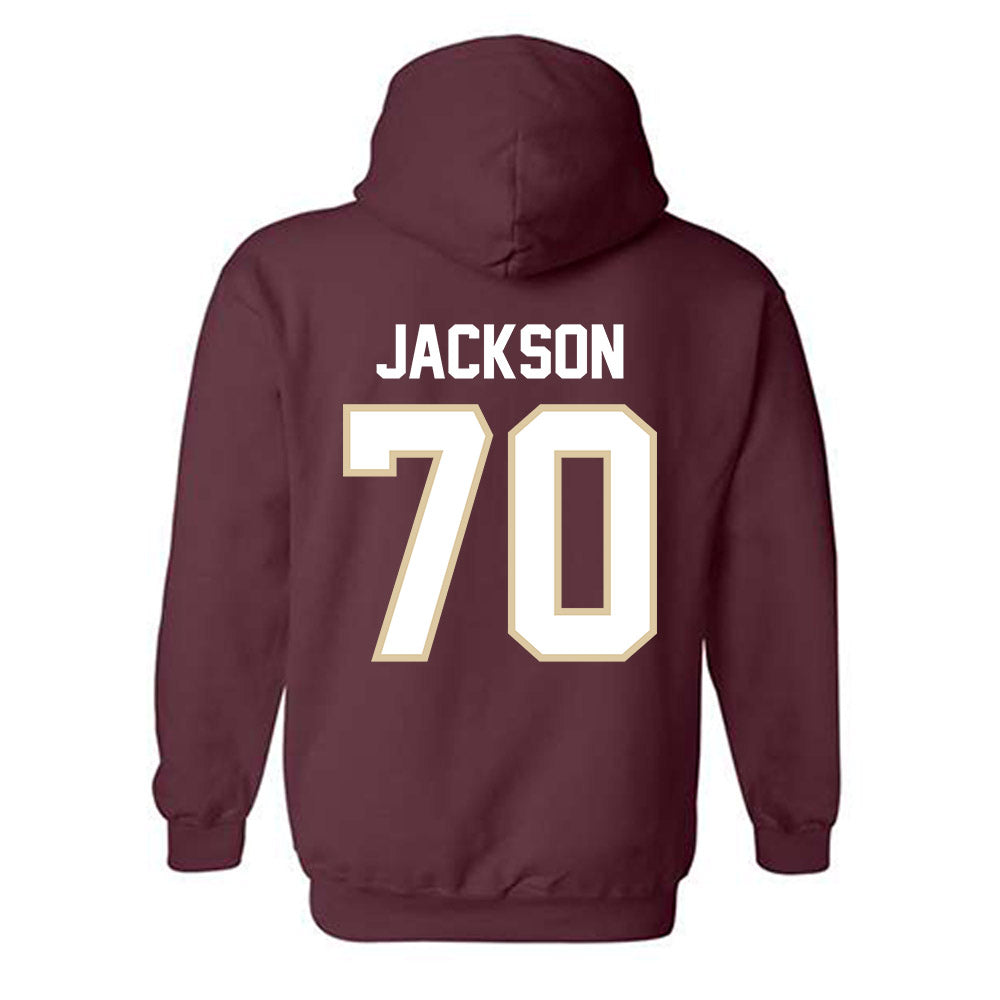 Boston College - NCAA Football : Reggie Jackson - Classic Shersey Hooded Sweatshirt-1