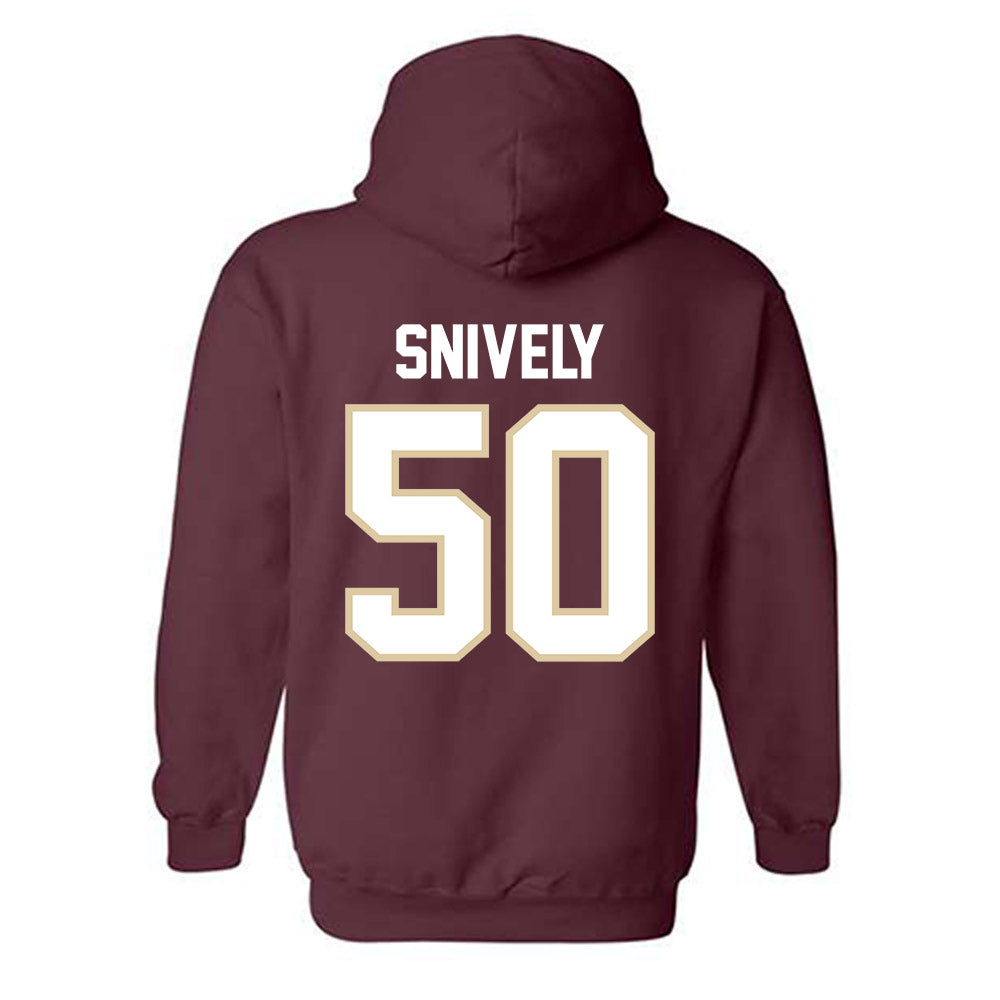 Boston College - NCAA Football : Owen Snively - Classic Shersey Hooded Sweatshirt-1