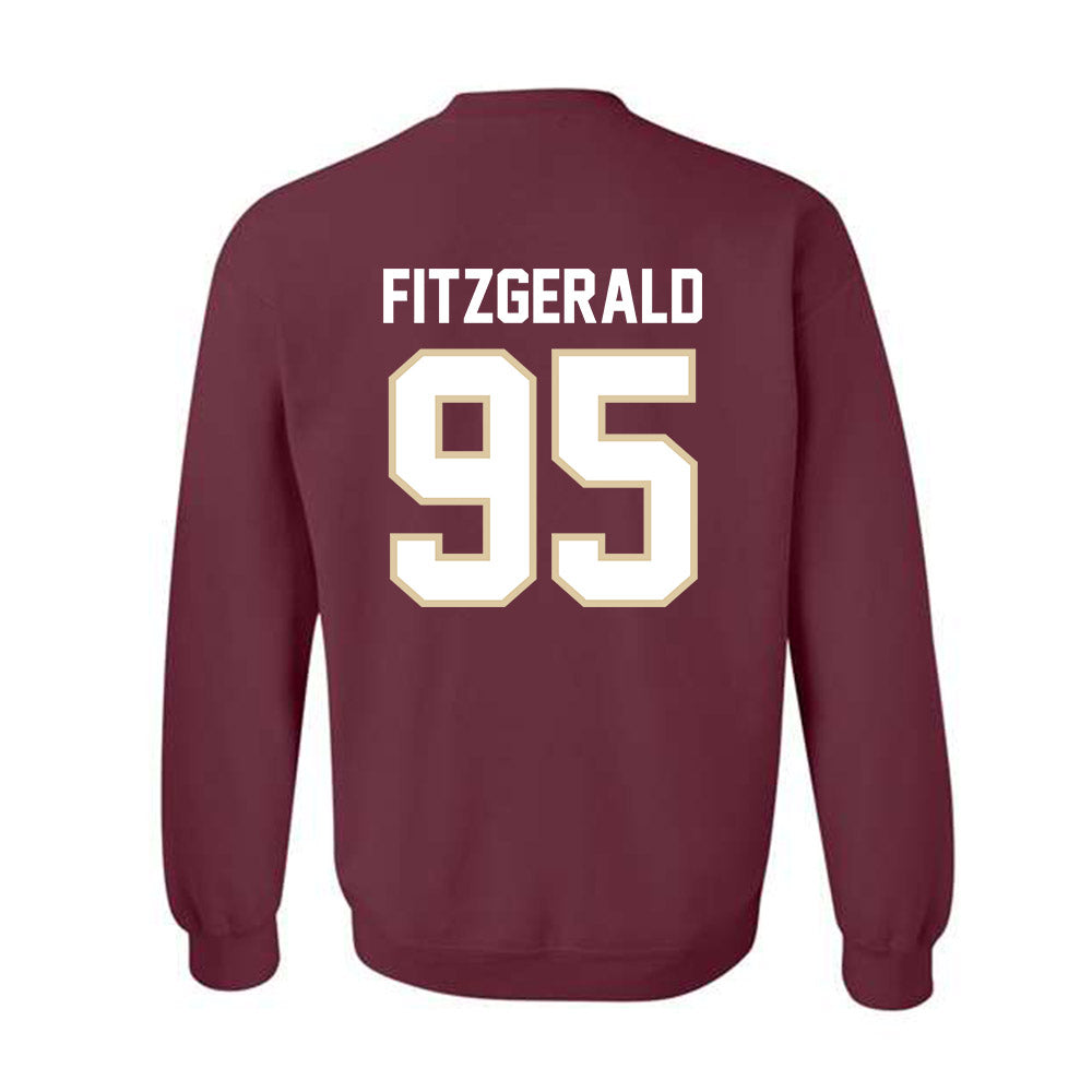 Boston College - NCAA Football : Mac Fitzgerald - Classic Shersey Crewneck Sweatshirt-1