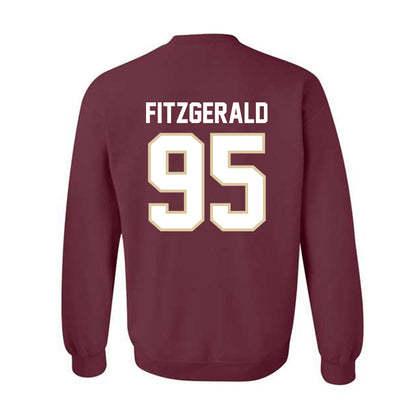 Boston College - NCAA Football : Mac Fitzgerald - Classic Shersey Crewneck Sweatshirt-1