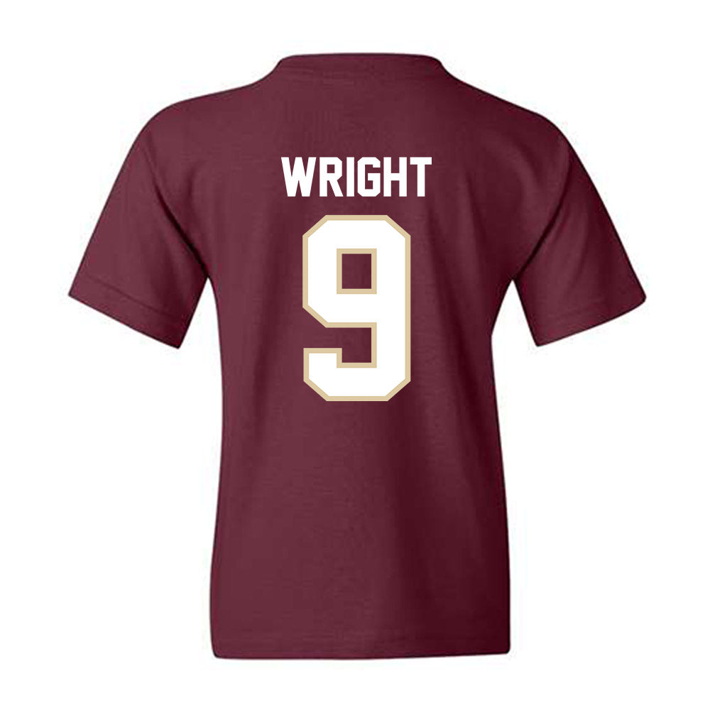 Boston College - NCAA Football : Landon Wright - Classic Shersey Youth T-Shirt-1