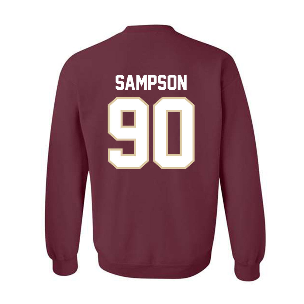 Boston College - NCAA Football : KJ Sampson - Classic Shersey Crewneck Sweatshirt-1