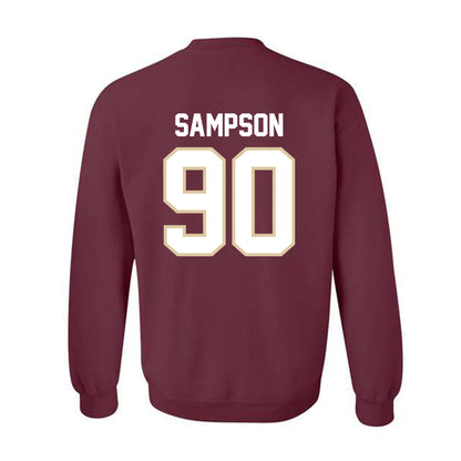 Boston College - NCAA Football : KJ Sampson - Classic Shersey Crewneck Sweatshirt-1
