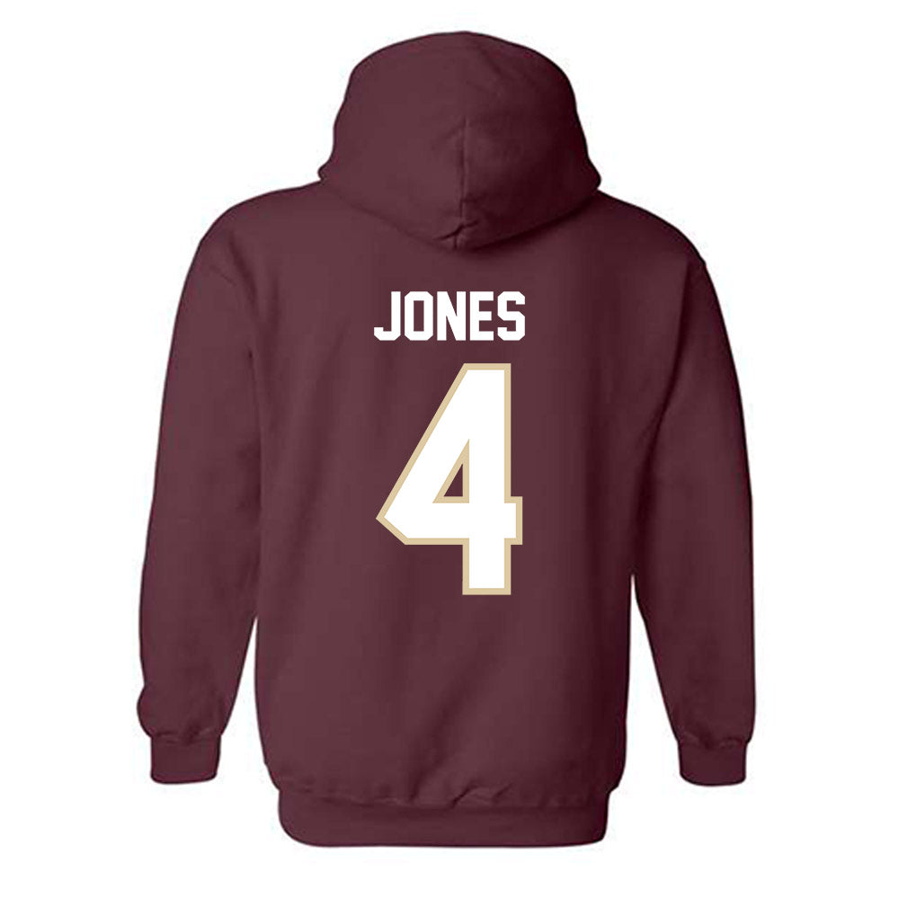 Boston College - NCAA Football : Kris Jones - Classic Shersey Hooded Sweatshirt-1