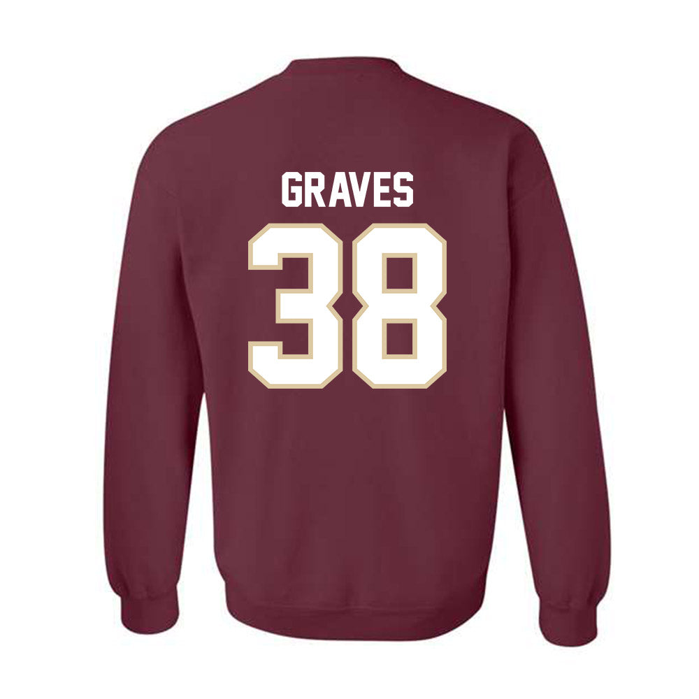 Boston College - NCAA Football : Will Graves - Classic Shersey Crewneck Sweatshirt-1