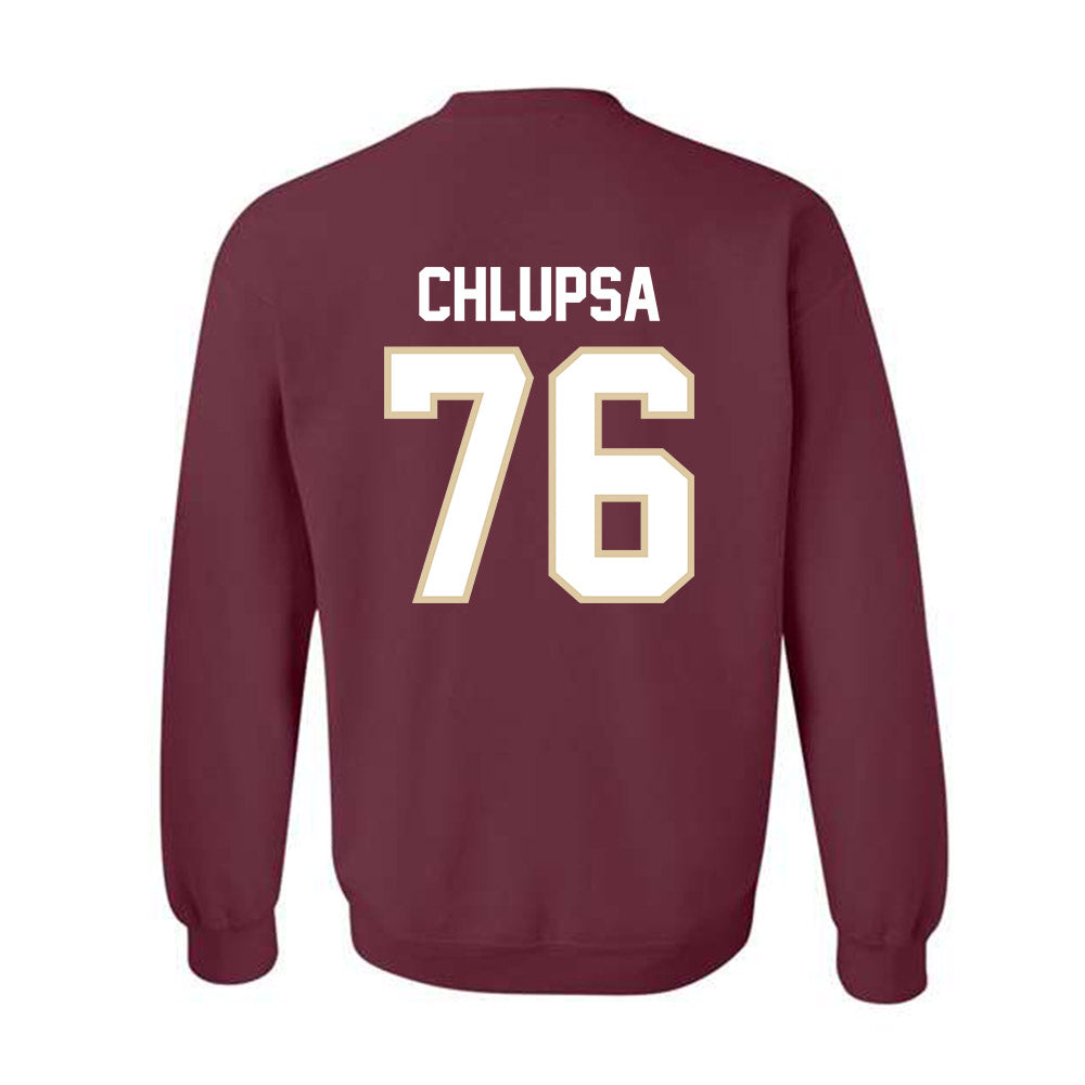 Boston College - NCAA Football : Tanner Chlupsa - Classic Shersey Crewneck Sweatshirt-1
