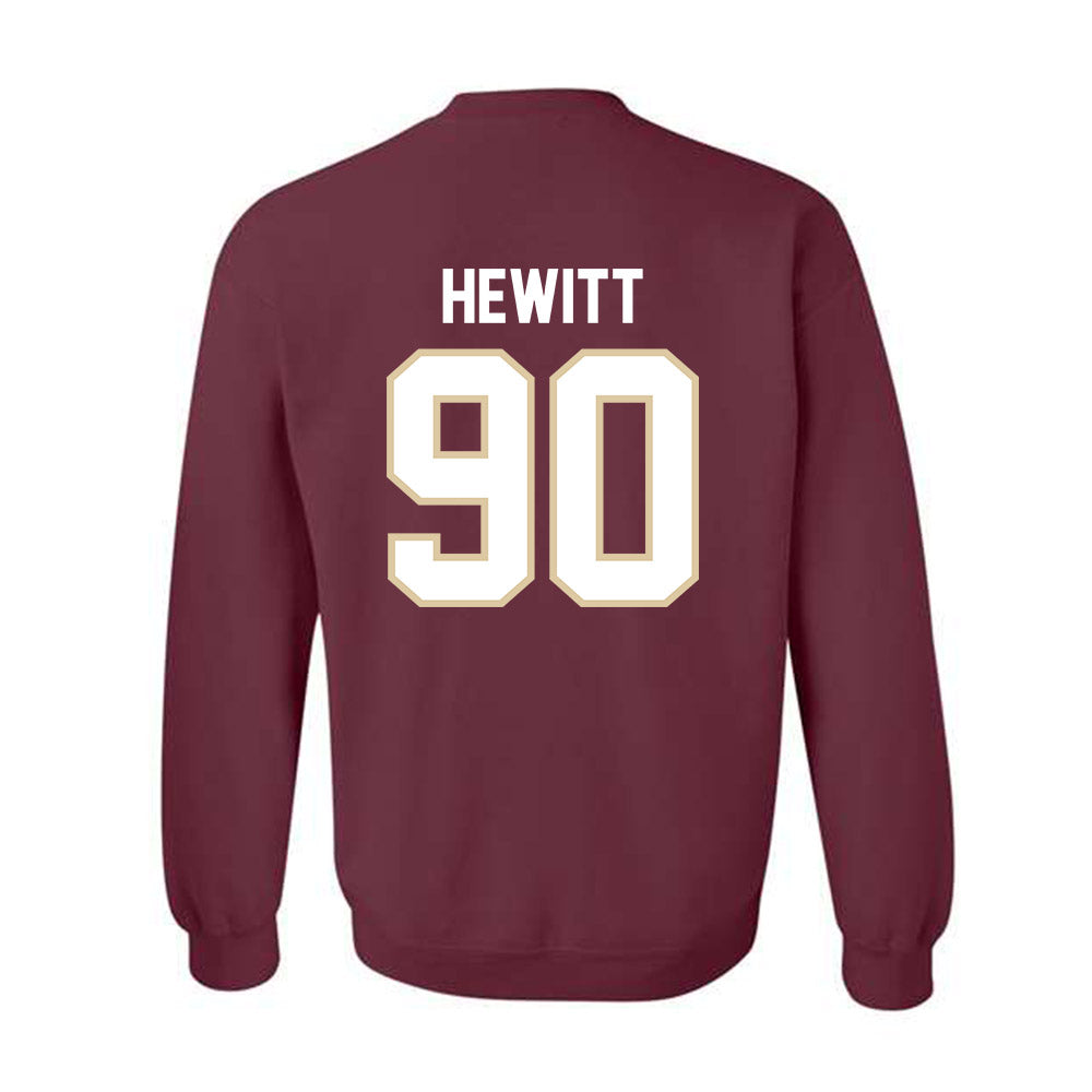 Boston College - NCAA Football : Jon Hewitt - Classic Shersey Crewneck Sweatshirt-1