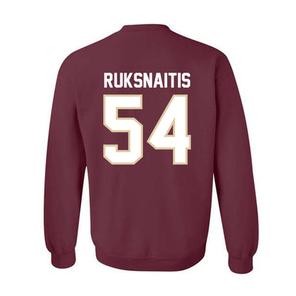 Boston College - NCAA Football : Dean Ruksnaitis - Classic Shersey Crewneck Sweatshirt-1