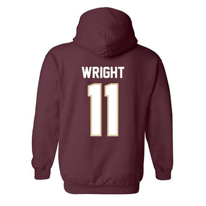 Boston College - NCAA Football : Landon Wright - Classic Shersey Hooded Sweatshirt-1