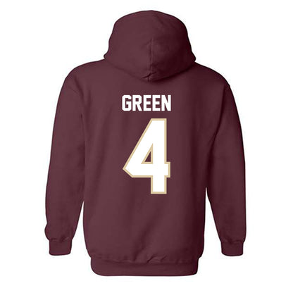 Boston College - NCAA Football : Javarius Green - Classic Shersey Hooded Sweatshirt-1