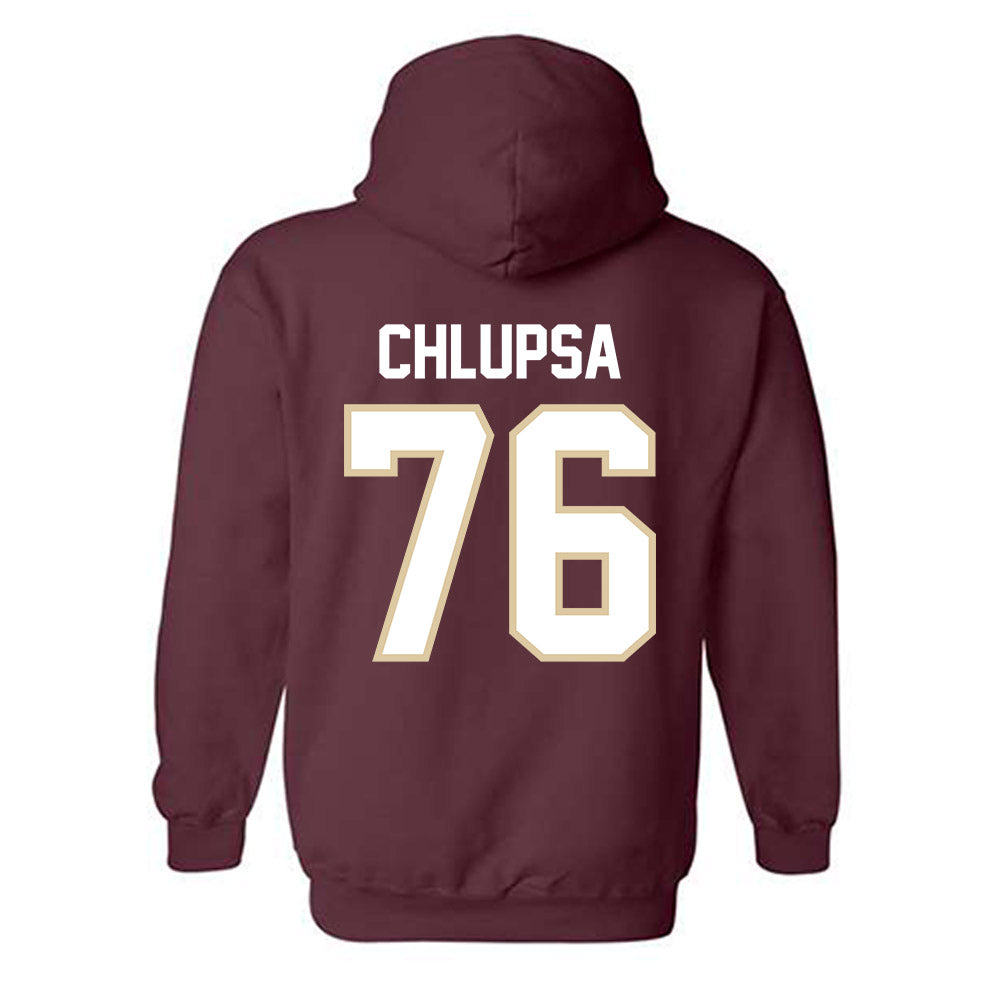 Boston College - NCAA Football : Tanner Chlupsa - Classic Shersey Hooded Sweatshirt-1