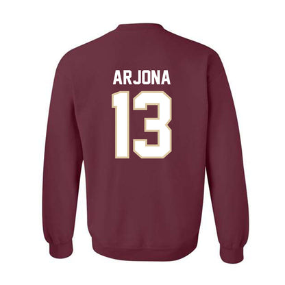 Boston College - NCAA Football : Enzo Arjona - Classic Shersey Crewneck Sweatshirt-1