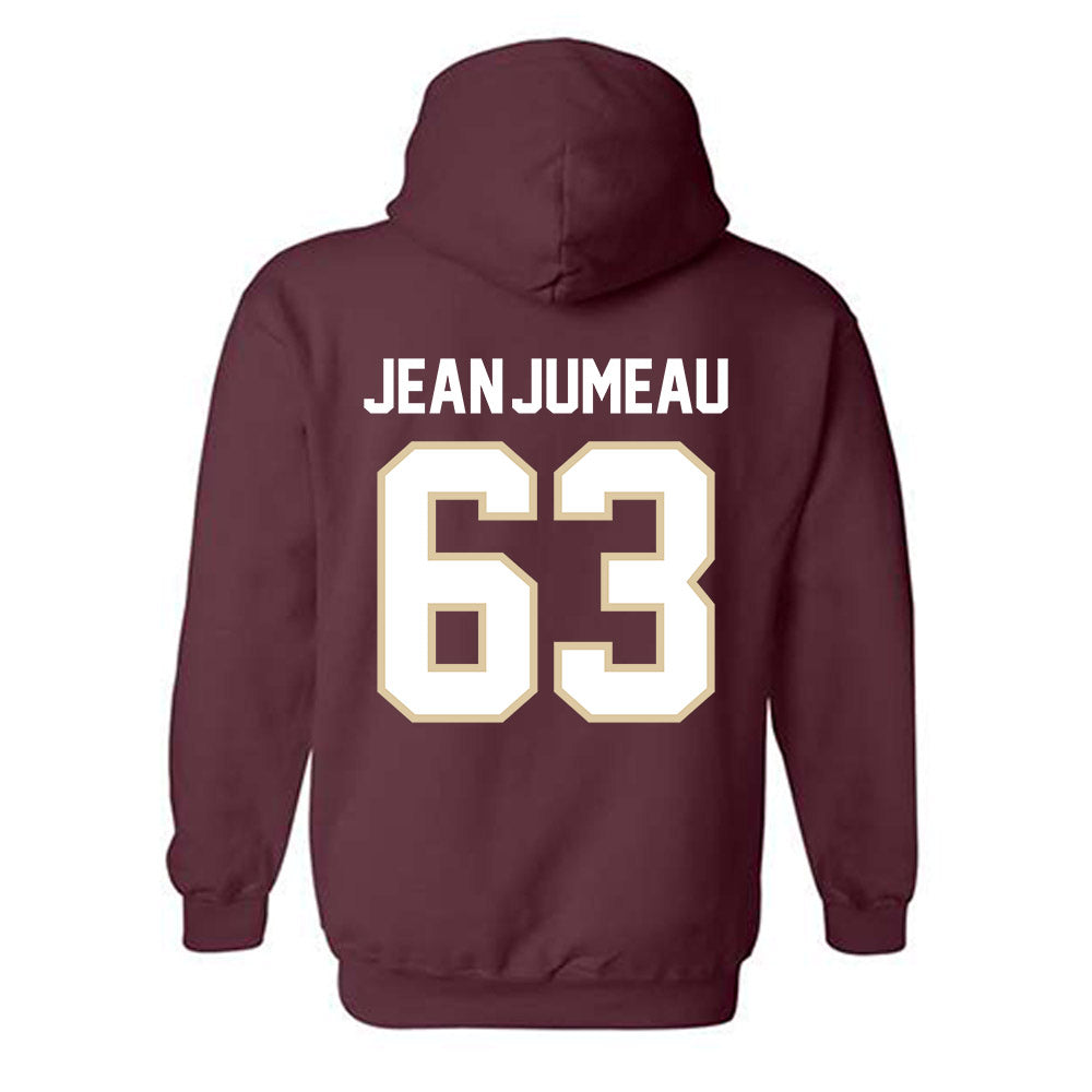 Boston College - NCAA Football : Veguer Jean-Jumeau - Classic Shersey Hooded Sweatshirt-1