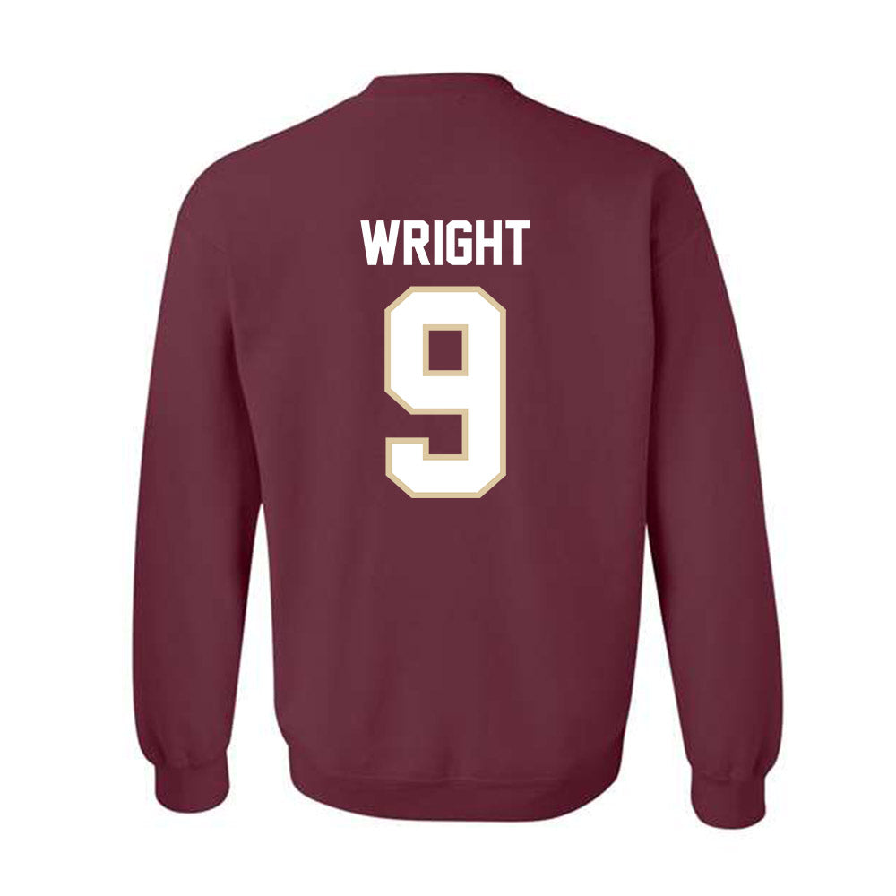 Boston College - NCAA Football : Landon Wright - Classic Shersey Crewneck Sweatshirt-1
