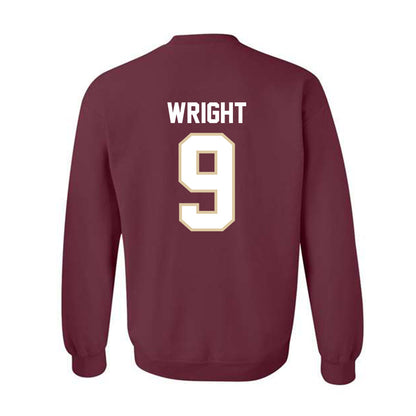 Boston College - NCAA Football : Landon Wright - Classic Shersey Crewneck Sweatshirt-1