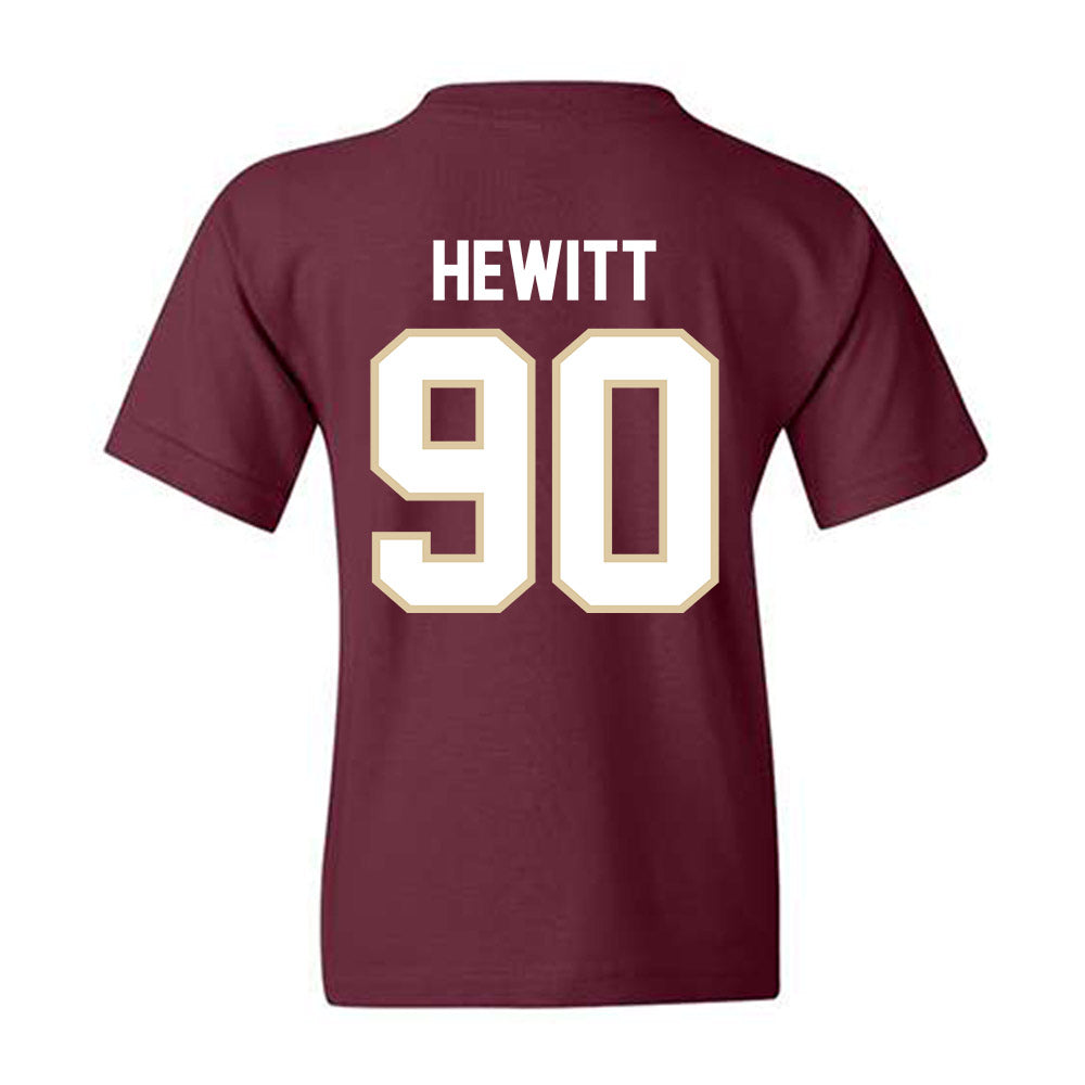 Boston College - NCAA Football : Jon Hewitt - Classic Shersey Youth T-Shirt-1