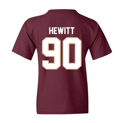 Boston College - NCAA Football : Jon Hewitt - Classic Shersey Youth T-Shirt-1