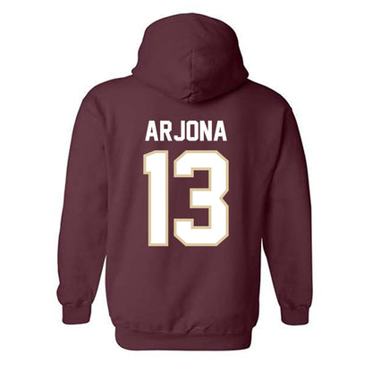 Boston College - NCAA Football : Enzo Arjona - Classic Shersey Hooded Sweatshirt-1