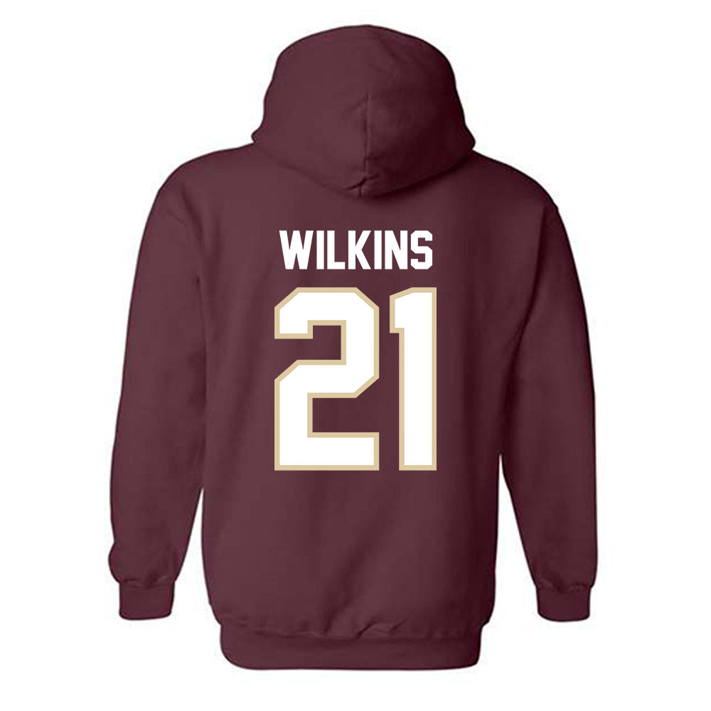 Boston College - NCAA Football : VJ Wilkins - Classic Shersey Hooded Sweatshirt-1