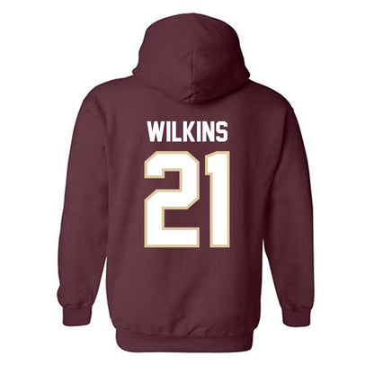 Boston College - NCAA Football : VJ Wilkins - Classic Shersey Hooded Sweatshirt-1