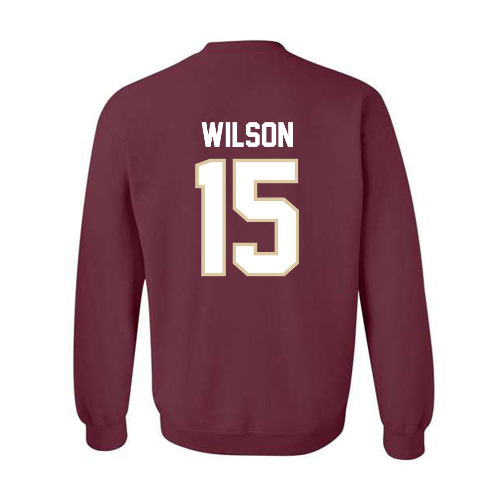 Boston College - NCAA Football : Grayson Wilson - Classic Shersey Crewneck Sweatshirt-1