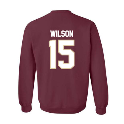 Boston College - NCAA Football : Grayson Wilson - Classic Shersey Crewneck Sweatshirt-1