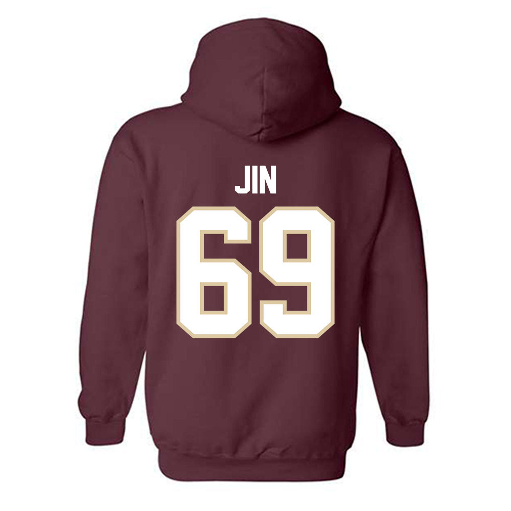 Boston College - NCAA Football : Marek Jin - Classic Shersey Hooded Sweatshirt-1