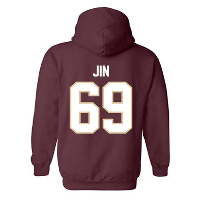 Boston College - NCAA Football : Marek Jin - Classic Shersey Hooded Sweatshirt-1