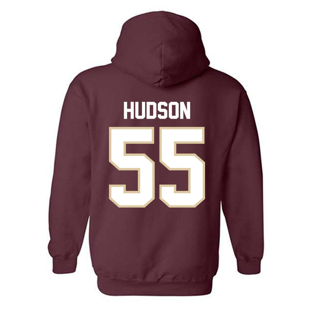 Boston College - NCAA Football : Christian Hudson - Classic Shersey Hooded Sweatshirt-1