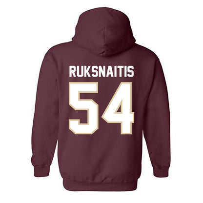 Boston College - NCAA Football : Dean Ruksnaitis - Classic Shersey Hooded Sweatshirt-1