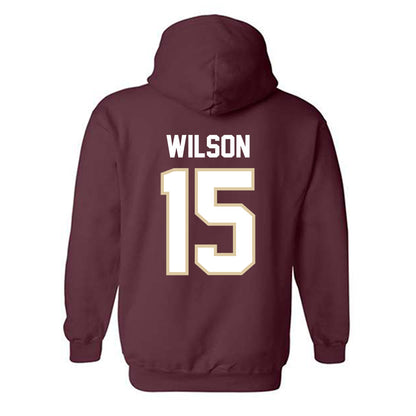 Boston College - NCAA Football : Grayson Wilson - Classic Shersey Hooded Sweatshirt-1