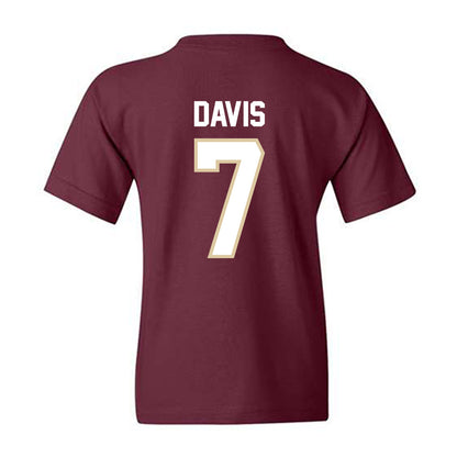 Boston College - NCAA Football : Carter Davis - Classic Shersey Youth T-Shirt-1