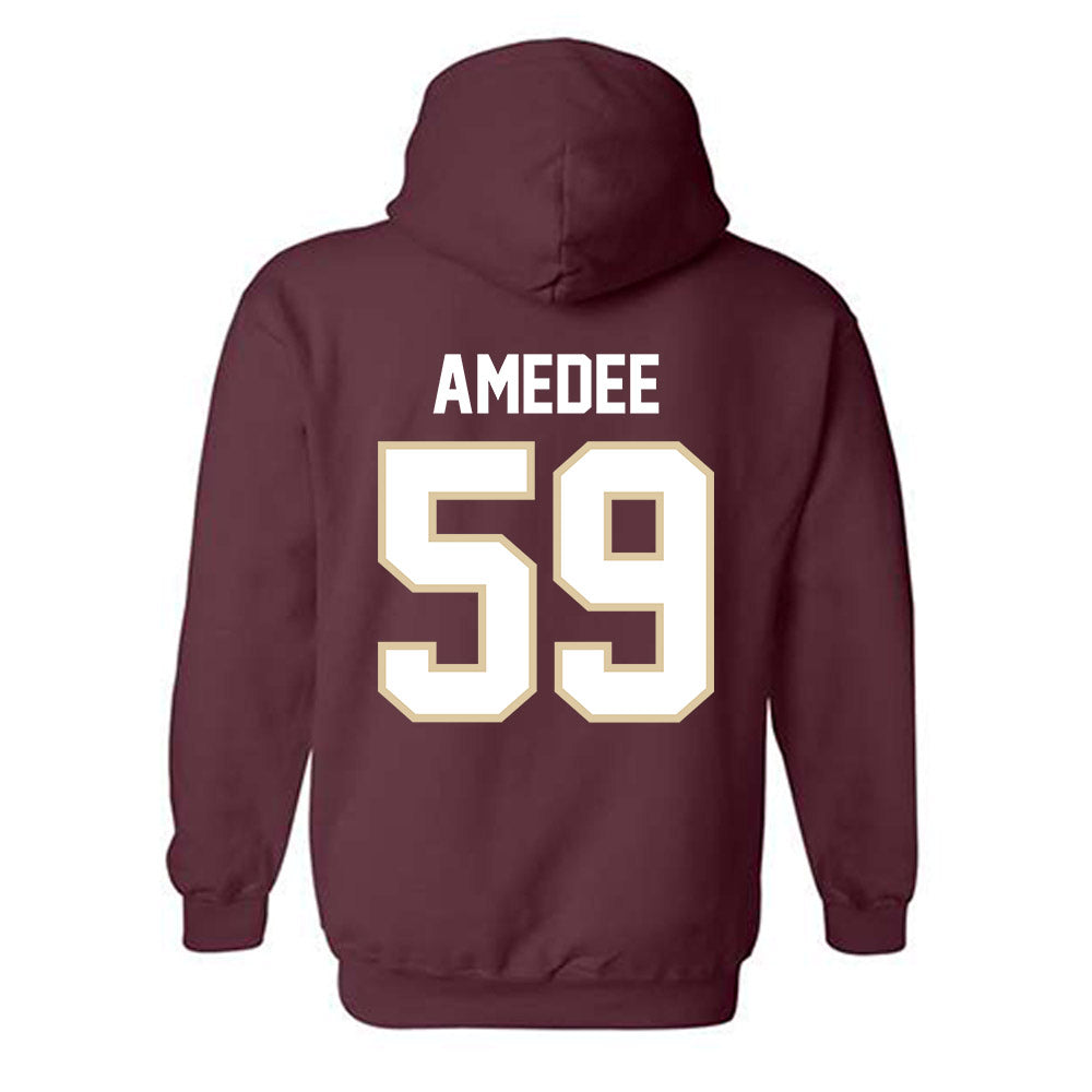 Boston College - NCAA Football : Micah Amedee - Classic Shersey Hooded Sweatshirt-1