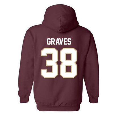 Boston College - NCAA Football : Will Graves - Classic Shersey Hooded Sweatshirt-1