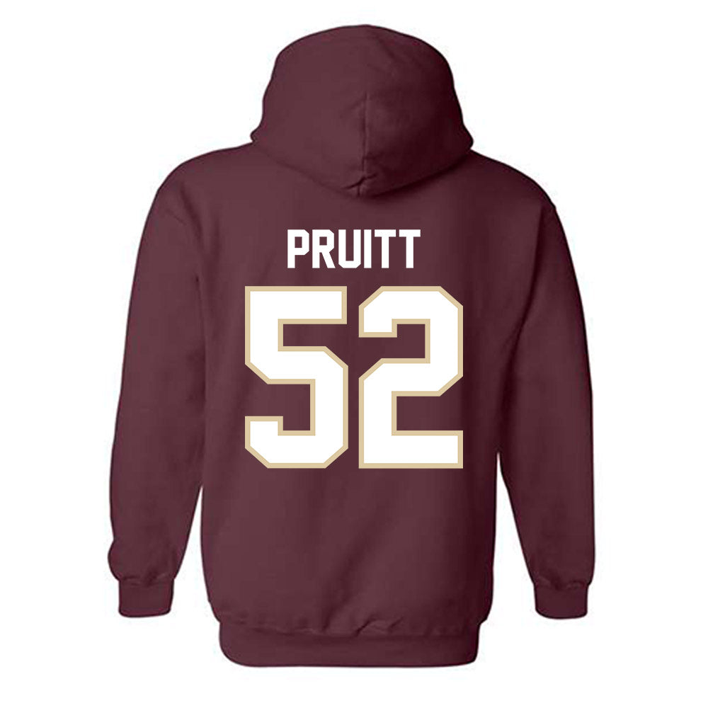 Boston College - NCAA Football : Judah Pruitt - Classic Shersey Hooded Sweatshirt-1