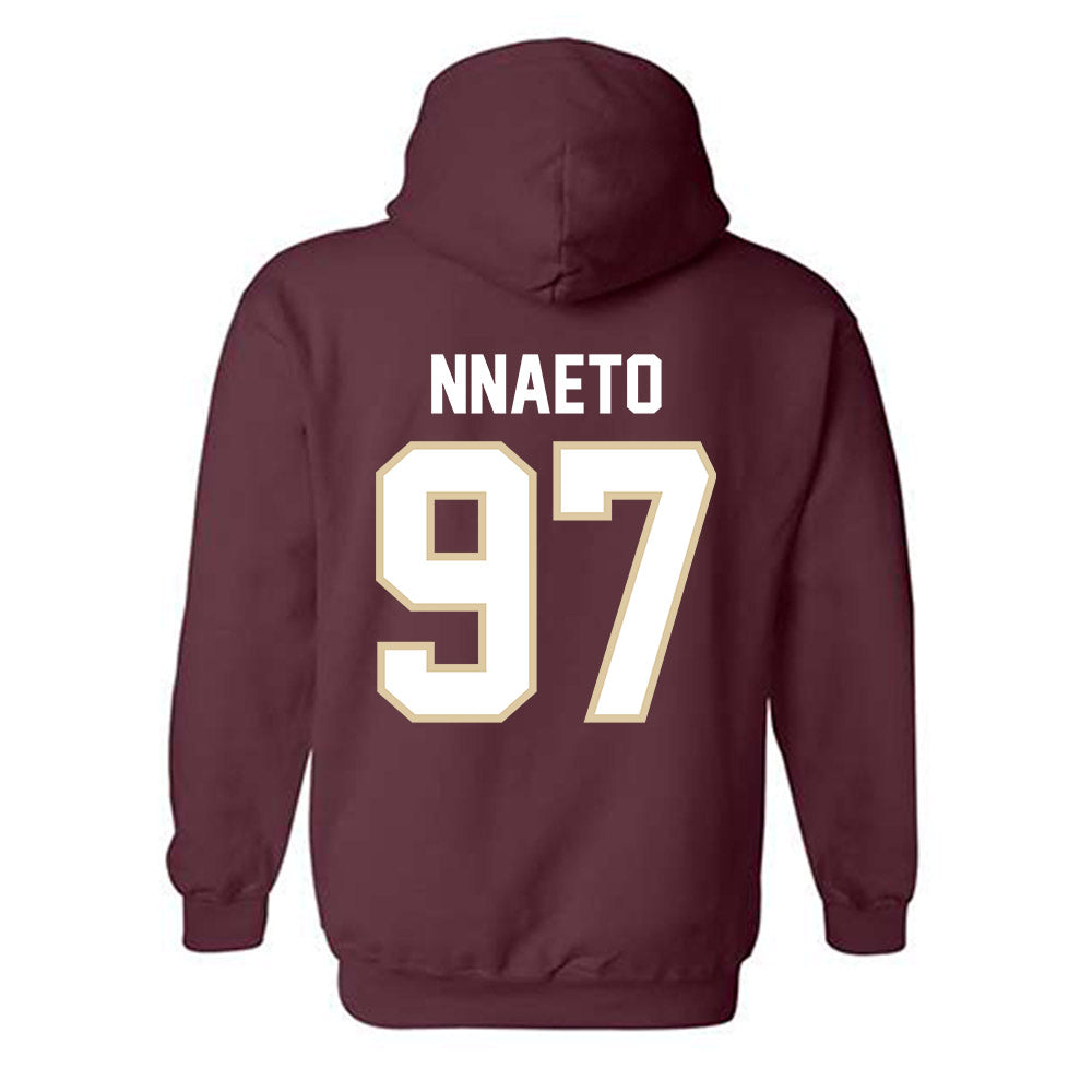 Boston College - NCAA Football : Chuck Nnaeto - Classic Shersey Hooded Sweatshirt-1