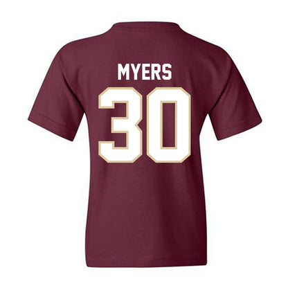 Boston College - NCAA Football : Xavier Myers - Classic Shersey Youth T-Shirt-1