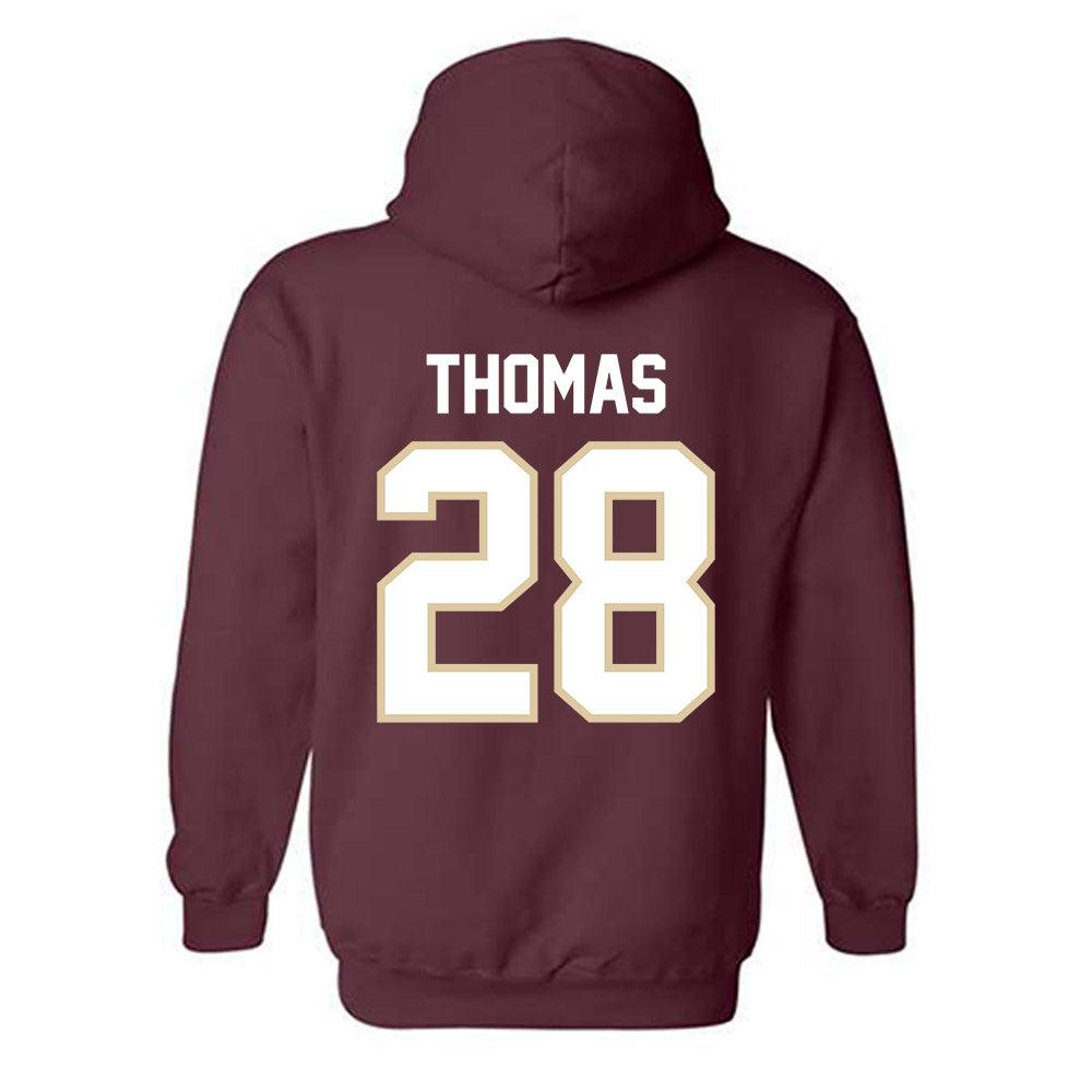 Boston College - NCAA Football : Zacari Thomas - Classic Shersey Hooded Sweatshirt-1
