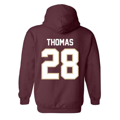 Boston College - NCAA Football : Zacari Thomas - Classic Shersey Hooded Sweatshirt-1