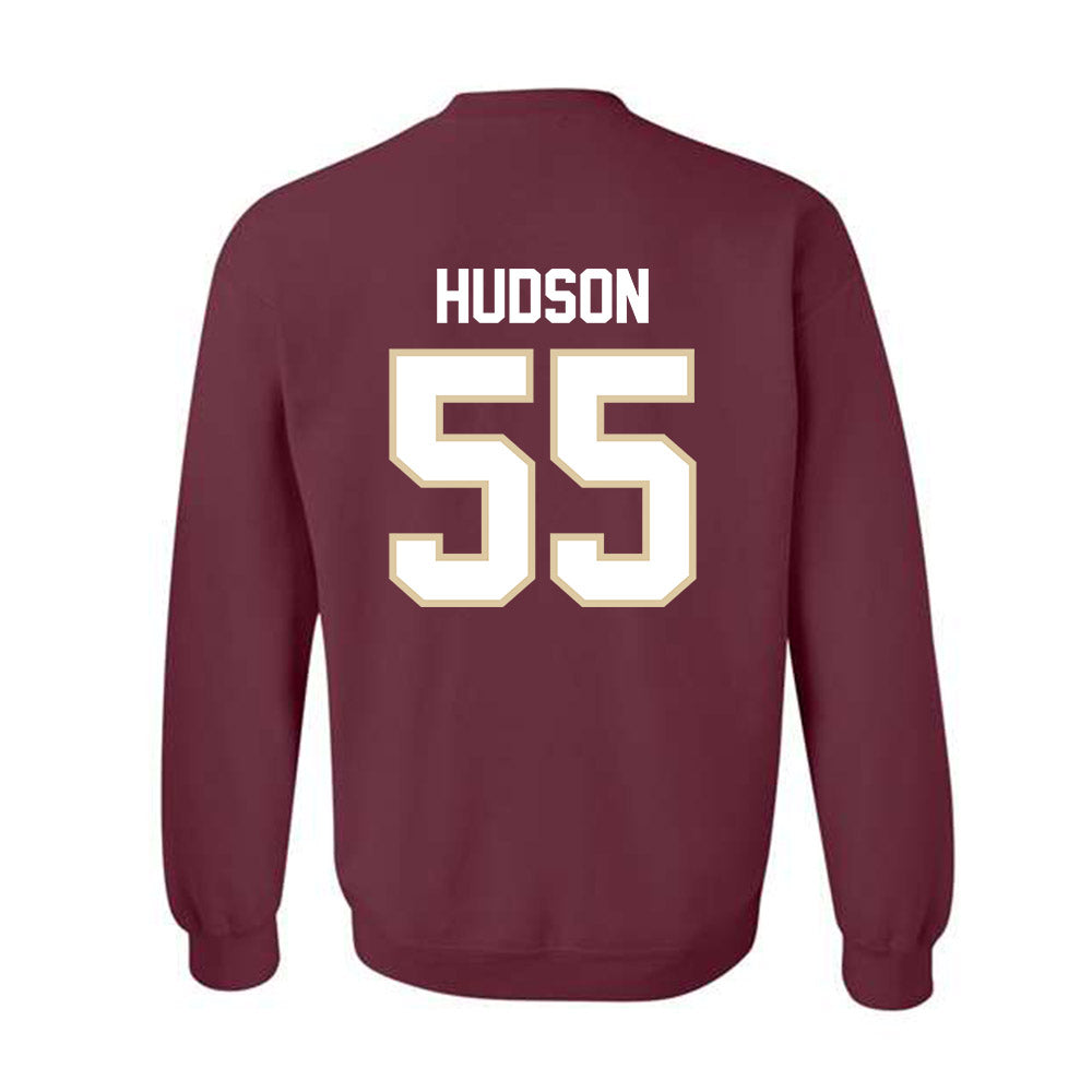 Boston College - NCAA Football : Christian Hudson - Classic Shersey Crewneck Sweatshirt-1