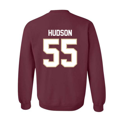 Boston College - NCAA Football : Christian Hudson - Classic Shersey Crewneck Sweatshirt-1