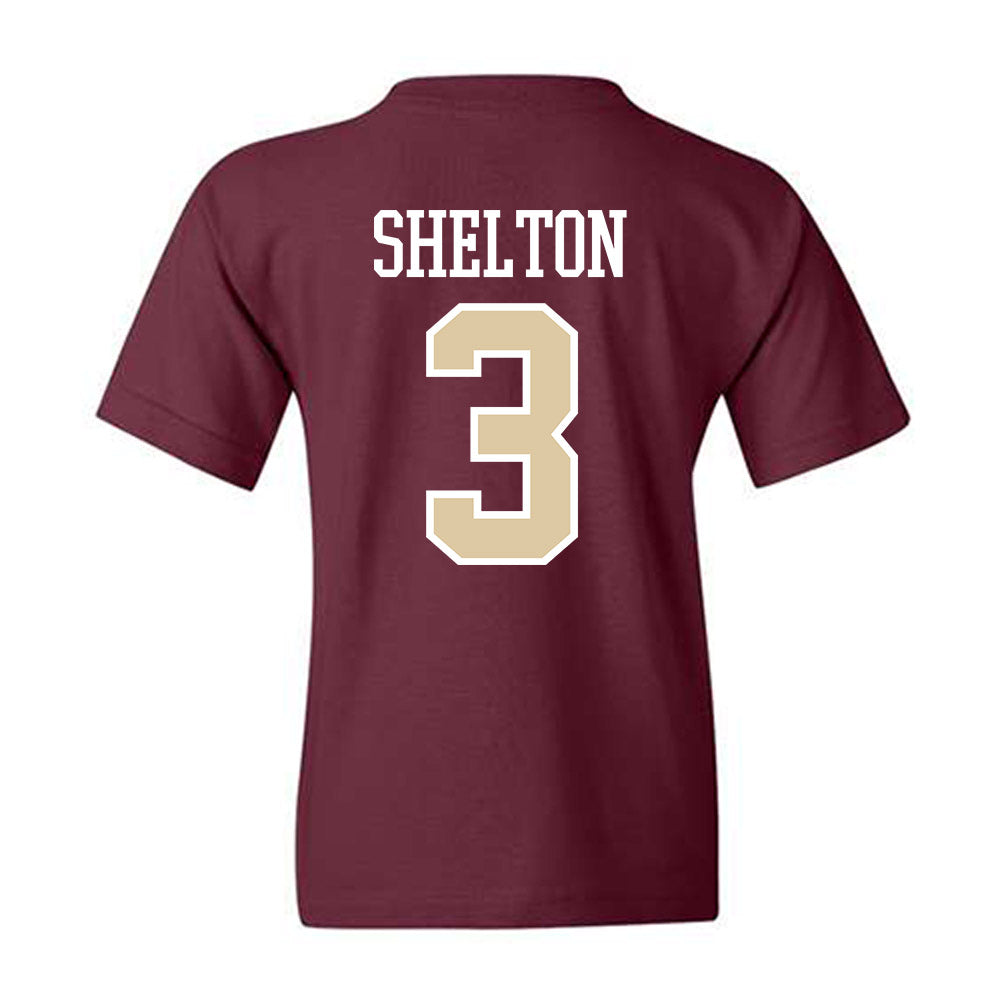 Boston College - NCAA Men's Basketball : Ernest Shelton - Classic Shersey Youth T-Shirt-1