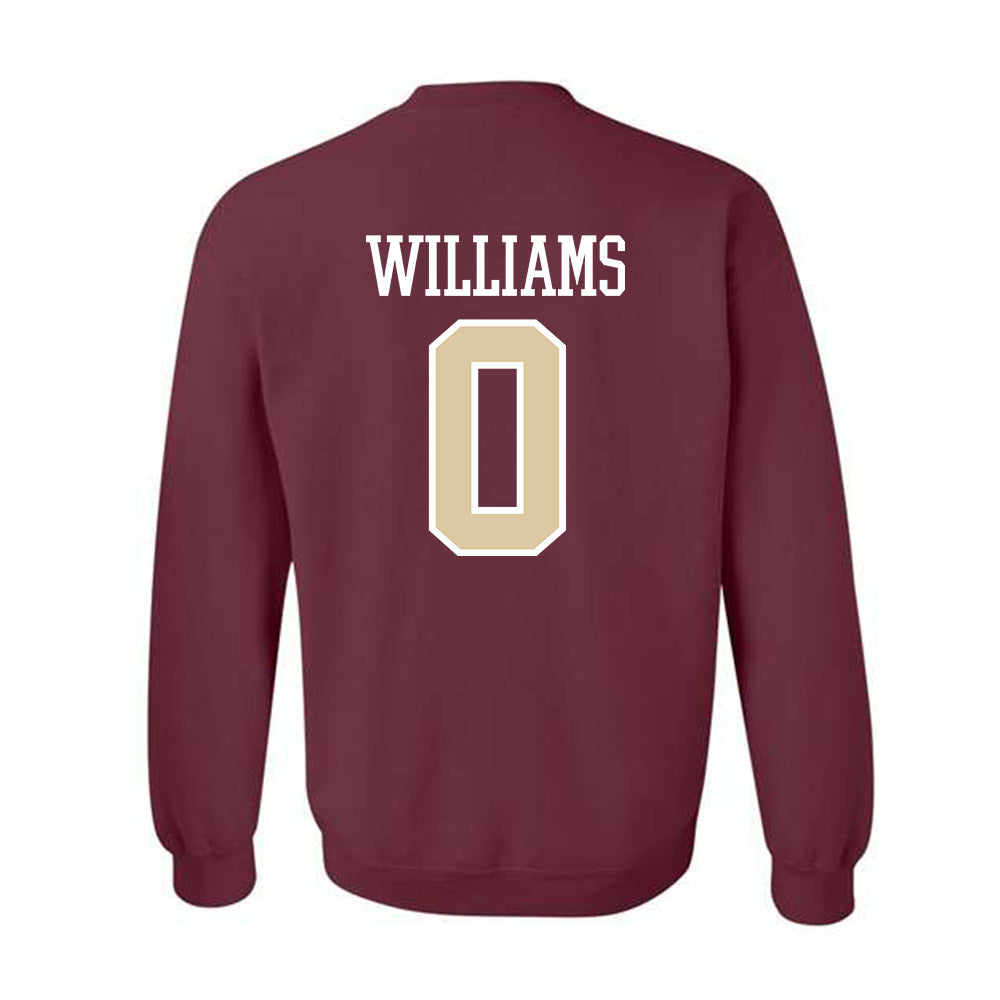 Boston College - NCAA Men's Basketball : Money Williams - Classic Shersey Crewneck Sweatshirt-1