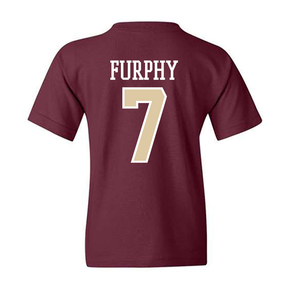 Boston College - NCAA Men's Basketball : Jacob Furphy - Classic Shersey Youth T-Shirt-1